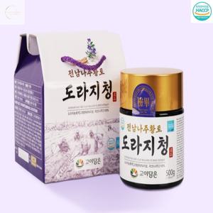 고이담은 전남나주 황토도라지청 500G 기관지회복 목감기에좋은차 기침예방