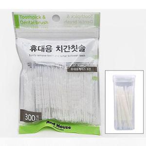 덴탈 치간 칫솔 치실 음식물 제거 케이스 새트 300p