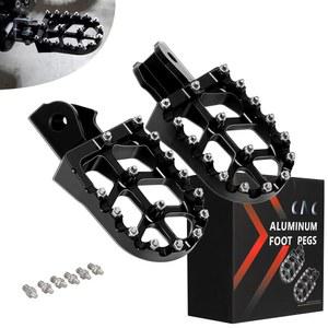 JFG 레이싱 더트 바이크 풋 페그 7075 CNC 페달 받침대 서론 라이트 비 X /CRF150F CRF230F 03-19 /CRF250F 19-24 /XR150L 15-24 /XR125L 10-15 /KDX200 83-94 - 블랙