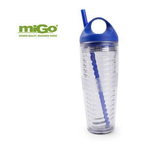 MIGO 텀블러 물병 빨대 스트로우 이브닝블루 WA66F17