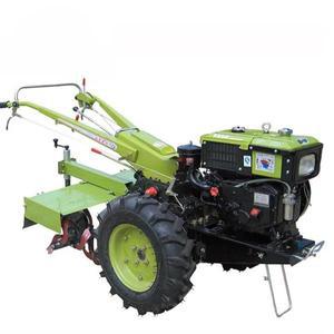 회전식 경운기 및 플립 쟁기가 있는 워킹 트랙터 전체 세트, 12hp