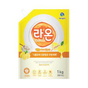 하루그린 라온 레몬 주방세제 리필형 1kg