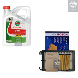 쏘렌토MQ4 디젤 캐스트롤 GTX 5W30 6L 엔진오일+필터세트 2R-3020