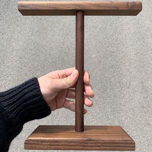 원목 헤드폰 거치대 고급 우드 헤드셋 스탠드 받침대 홀더 걸이