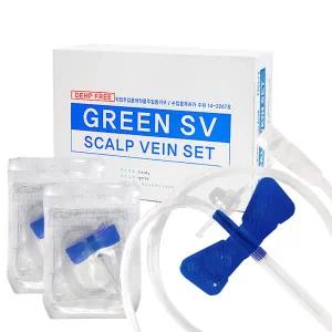두원 나비침 25G 100개입 스칼프베인 피하수액 나비바늘
