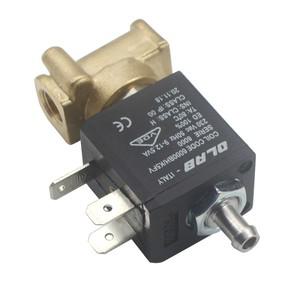 OLAB SERIC 6000 N/C 2/3 웨이 AC 220V G1/8 '황동 커피 메이커 증기 물 고압 솔레노이드 밸브 보일러