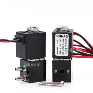KUNAG UV 롤 투 프린터용 마그네틱 밸브, 서브 탱크 평판 금속 카트리지 솔레노이드 DC 24V, 4.8W