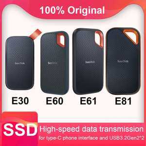 휴대용 외장 스테이트 드라이브 NVME 하드 SSD E30 E6 E8 Extreme PRO USB 3. Gen * 2 타입 A/C 4 TB 1