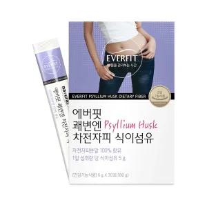 (내츄럴플러스) 에버핏 쾌변엔 차전자피 식이섬유 30포 3박스