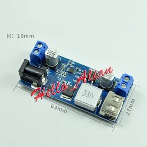 전원공급장치 미니 DC 9V36V 12V 24V  DC 5V 5A 차량용 USB 충전기 전원 공급 장치 모듈 DCDC 벅 스텝 다운