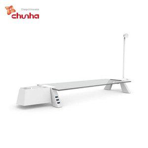[기타]S324 스마트독 브릿지 모니터받침대 USB 화이트 투명 (WFHLWD9)