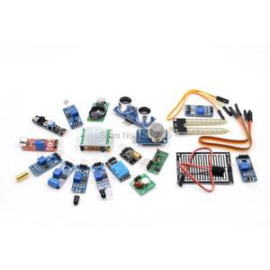 라즈베리 파이 2 세대용 센서 모듈 키트, 타입 B 라즈베리 파이 2 용, HC-SR04 센서 등 포함, 16 종류