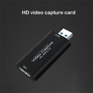 [누리사진관]4K 비디오 캡처 카드, 진정한 USB 3.0 게임 녹화 박스, PS4 PS5 스위치 카메라 노트북 PC용 라