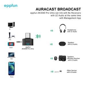 eppfun 3040Pro Ultra Bluetooth5.4 송신기 Type-C 모바일 게임 플레이어-무선 헤드폰 LDAC Aptx 적응 형