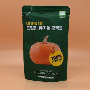 낫띵베럴 드링킷 유기농 호박즙 100mL 도메가능