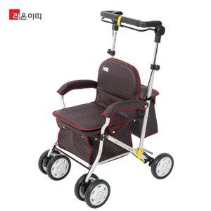 라온아띠 성인용 보행기 할머니 유모차 노인용 어르신 KCS-388 실버카 롤레이터