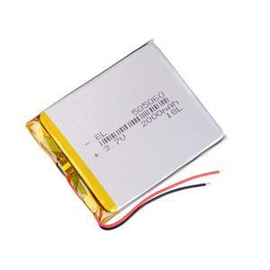 505060 충전식 리튬 이온 폴리머 배터리  GPS 네비게이션 전자책 블루투스 스피커 3.7V  2000mAh