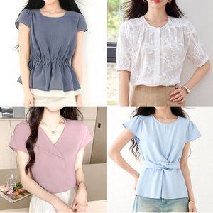 투피앤 봄 신상  여성 블라우스 S~2XL 여성셔츠 빅사이즈 쉬폰 남방 프릴 티셔츠