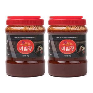 맛담은 매콤한 비빔장 2kg x 2개 / 비빔냉면/비빔국수/비빔밥양념장