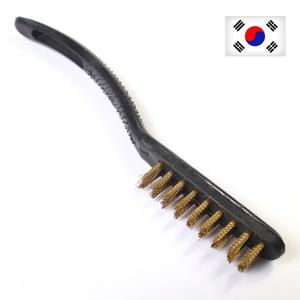황동 신주 치솔브러쉬 틈새 기름때 녹제거 불판청소 베이비 와이어브러시 다용도 공업용 철솔 쇠솔 용접솔