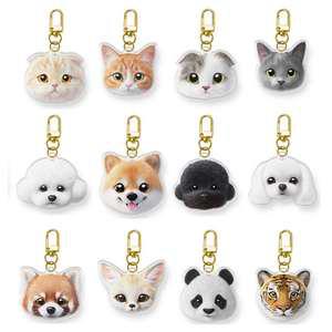 3D 살아있는 듯한 동물 냥이 강아지 고양이 댕댕이 호랑이 애니멀 에어팟 키링 키홀더 열쇠고리 가방고리