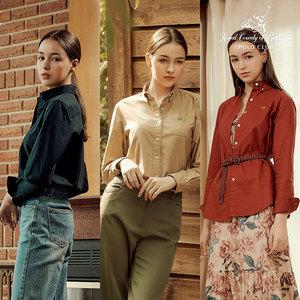 [RCB폴로클럽]RCB클럽 여성 캐주얼 옥스포드 기모 셔츠_PLLS231_W
