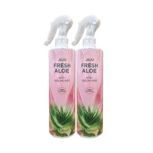더샘 제주 생생 알로에 매끈 바디 필링 미스트 300ml x 2개 각질제거
