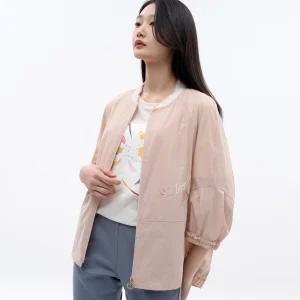 니트포인트 자수 숏 점퍼 LCCAN424_LP