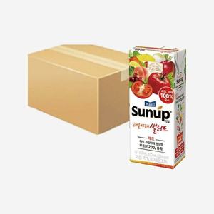 [엘루맘] 썬업 과일야채샐러드 레드 200ml 48팩