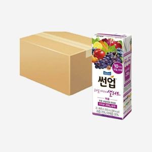 [엘루맘] 썬업 과일야채샐러드 퍼플 200ml 48팩