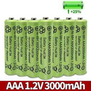 MP6 PMP액세서리 120pcs AAA 3000mAh 3A 12V NiMH 노란색 충전식 배터리 셀 RC