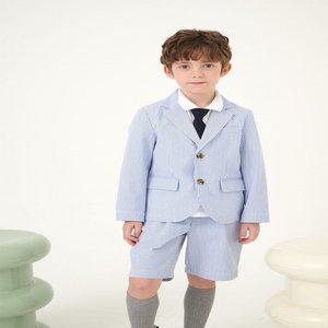 [빈]BZ21JK01BU 블루 스트라이프 시어서커 자켓_s
