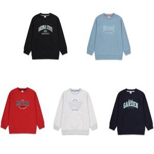 남아) 더블니트 레터링 스웨트셔츠 MKF1TR1201