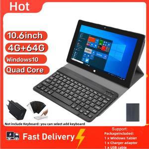 큰판매 10.6인치 4GBRAM C25 Windows 태블릿 듀얼 카메라 리튬 쿼드 코어