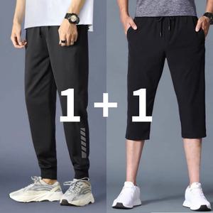 (총 2장) 봄 여름 러닝 워킹 헬스 짐웨어 남자 트레이닝 5부 반바지 7부 9부 츄리닝 바지