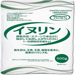 한 성 표시 식품 이눌린 분말 500g 수용성식이 섬유 통통 장내 플로라 중성 대책 식후 상승을 완만하게