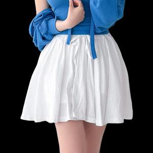 여자 치마바지 바지내장 미니 플레어 스커트