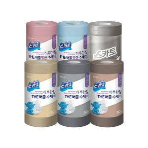 [스카트]스카트 THE 버블 수세미 6롤 모음