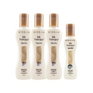 실크테라피 리페러티브 헤어 에센스 아르간  126ml 3개+59ml