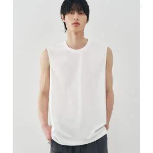 DRAW FIT 쿨메쉬 레이어드 슬리브리스 [OFFWHITE] 724392