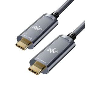 DWLCWY 광섬유 USB C to 케이블(33피트), 슬림 고속 10Gbps 3.2 카메라, AR/VR, 웹캠, 노트북 등을 위한 액티브 광케이블, 그레이