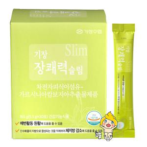 기장 장쾌력 슬림 2주(30포) 차전자피 식이섬유 쾌변 다이어트