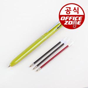 모리스 스타플로 리필심 낱개 0.7mm 다색펜 멀티펜 뚜껑 캡 없는 노크식 원터치 클릭 펜