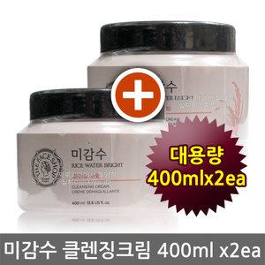더페이스샵 미감수 브라이트 클렌징크림 400mlx2ea