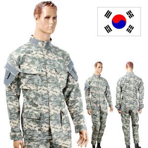 어택존 국산 군복 ACU 상의 전술 밀리터리 작업복 카고 전투복 서바이벌 등산 낚시 로카 바지