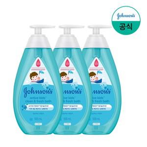 [존슨즈] 액티브 프레시 바스 500ml x3