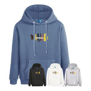 엘라모 기모H 버튼피쉬 후드티 남녀공용 빅사이즈 M~4XL