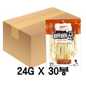 한진 빼빼어포오리지널 24gX30봉 1박스 인기간식