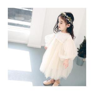소매벌룬 자수 드레스 여아 백일 돌 화동 르밍띠끄