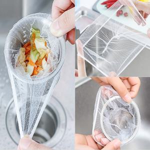 일회용 씽크대 배수구망 50p 음식물쓰레기 음쓰 찌거기 하수구거름망 자투리 면보 망사주머니